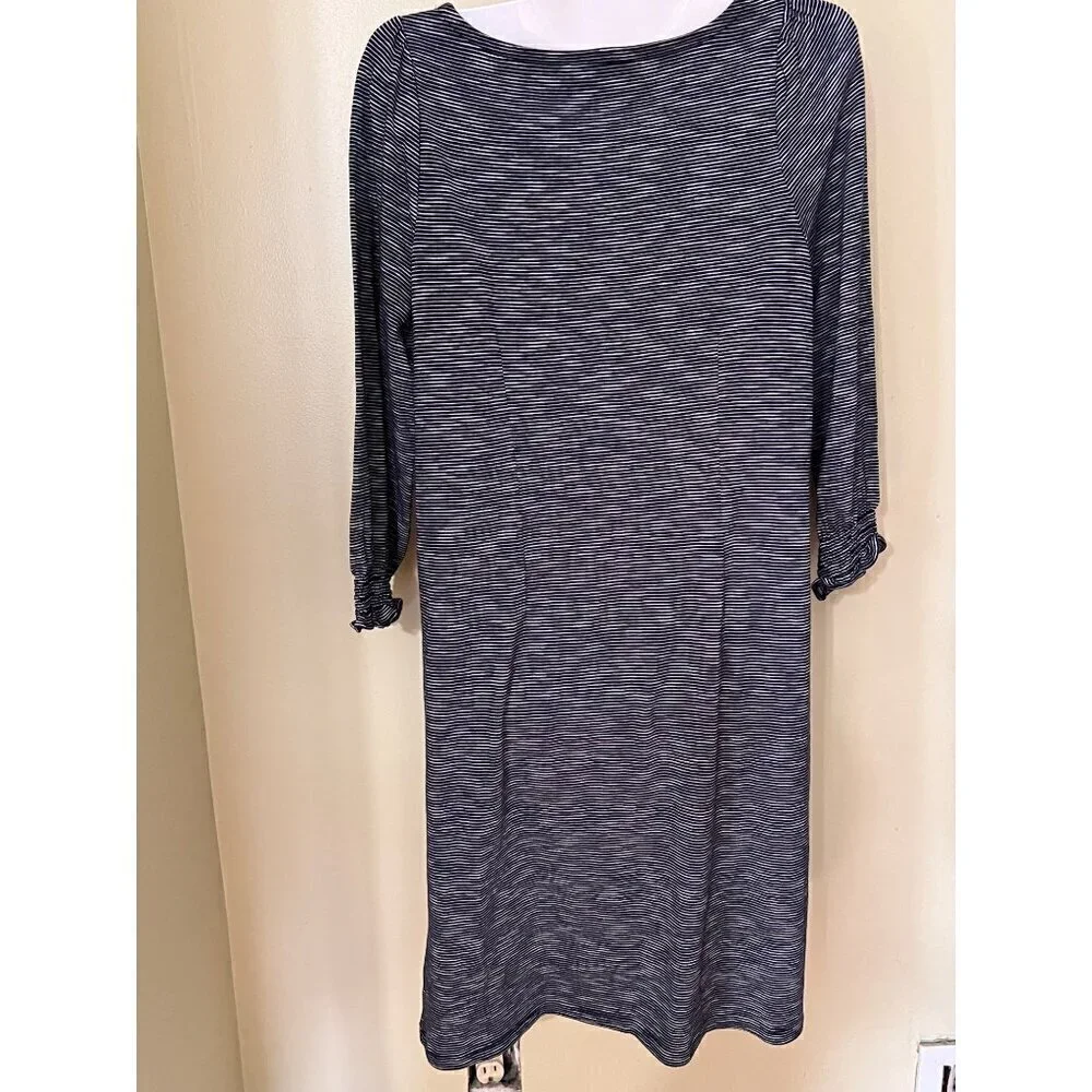 Talbots Petite Womens Striped Dress‎  Size MP Medium Petite